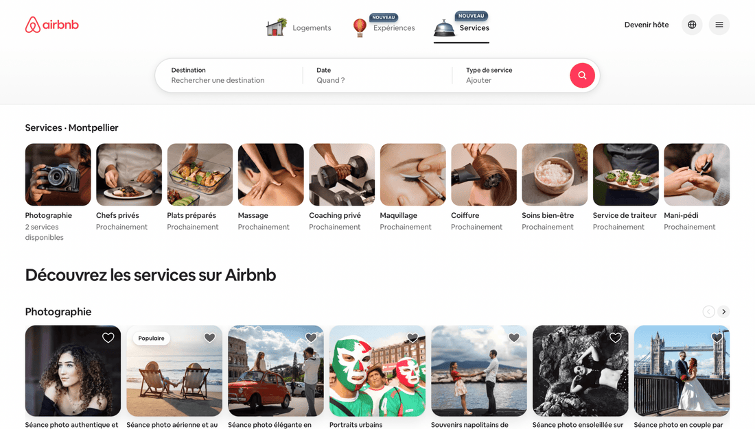Airbnb lance "Services" : des prestations hôtelières directement chez vous (ou en voyage) ! - Concierge bb